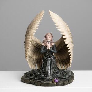 Prayer for the Fallen Angel Anne Stokes Gothic Witchy Dark Fantasy Mythical Art